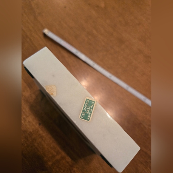 United States Capital Building Paper Weight Marble with Metal plate,  vintage - Picture 5 of 7